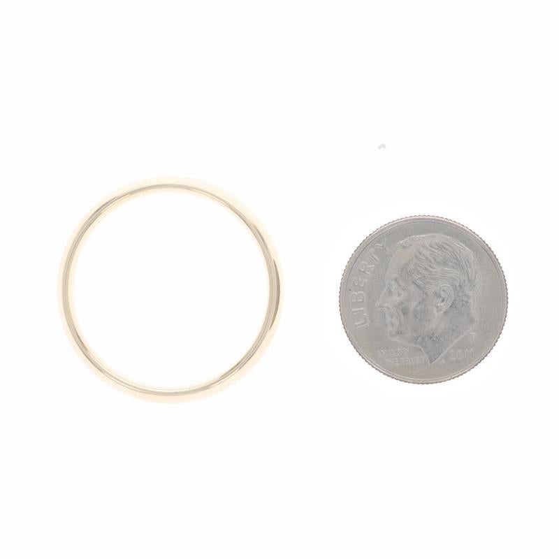 Alliance pour hommes - Bague ajustée confortable en or jaune 10 carats en vente 2
