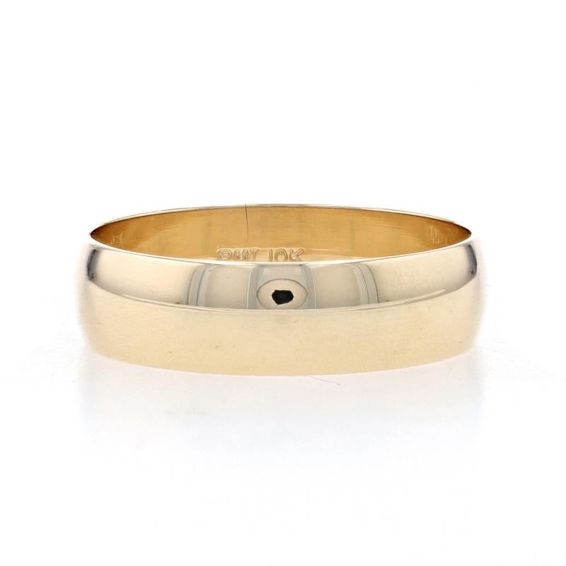 Size: 10 3/4
Sizing Fee: Up or Down 2 sizes for $40

Metal Content: 10k Yellow Gold

Style: Wedding Band without Stones

Measurements

Face Height (north to south): 1/4