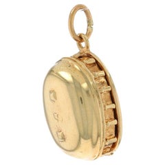 Yellow Gold Mormon Tabernacle Charm 14k Temple Square Salt Lake City, Utah Opens