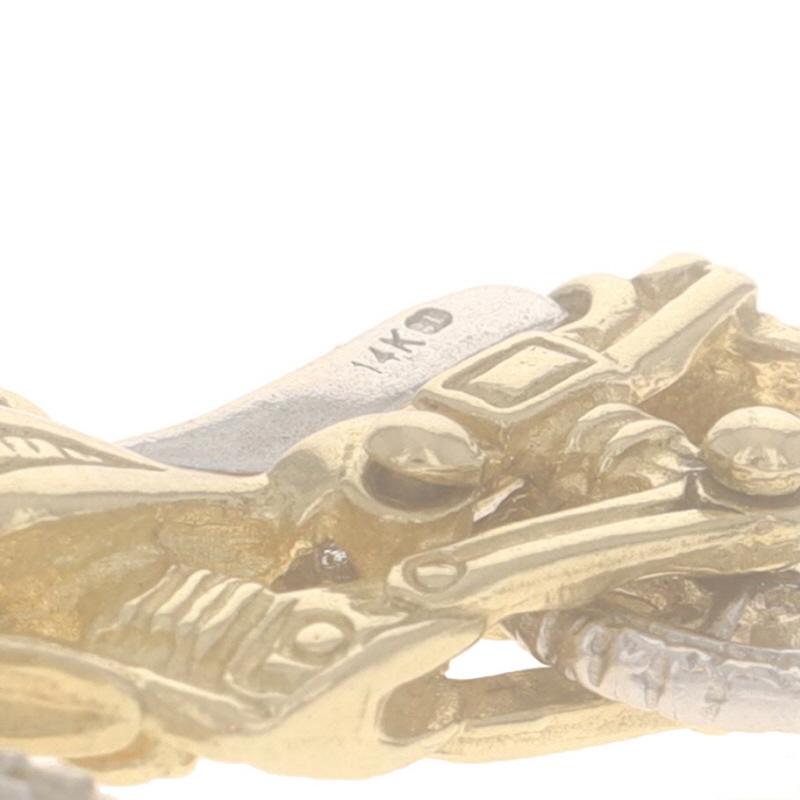 Breloque moto en or jaune - 14k Wheels Move en vente 1