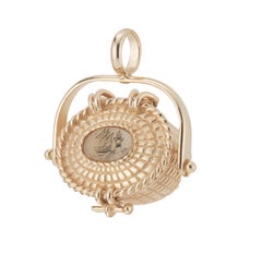 Yellow Gold Nantucket Basket Pendant