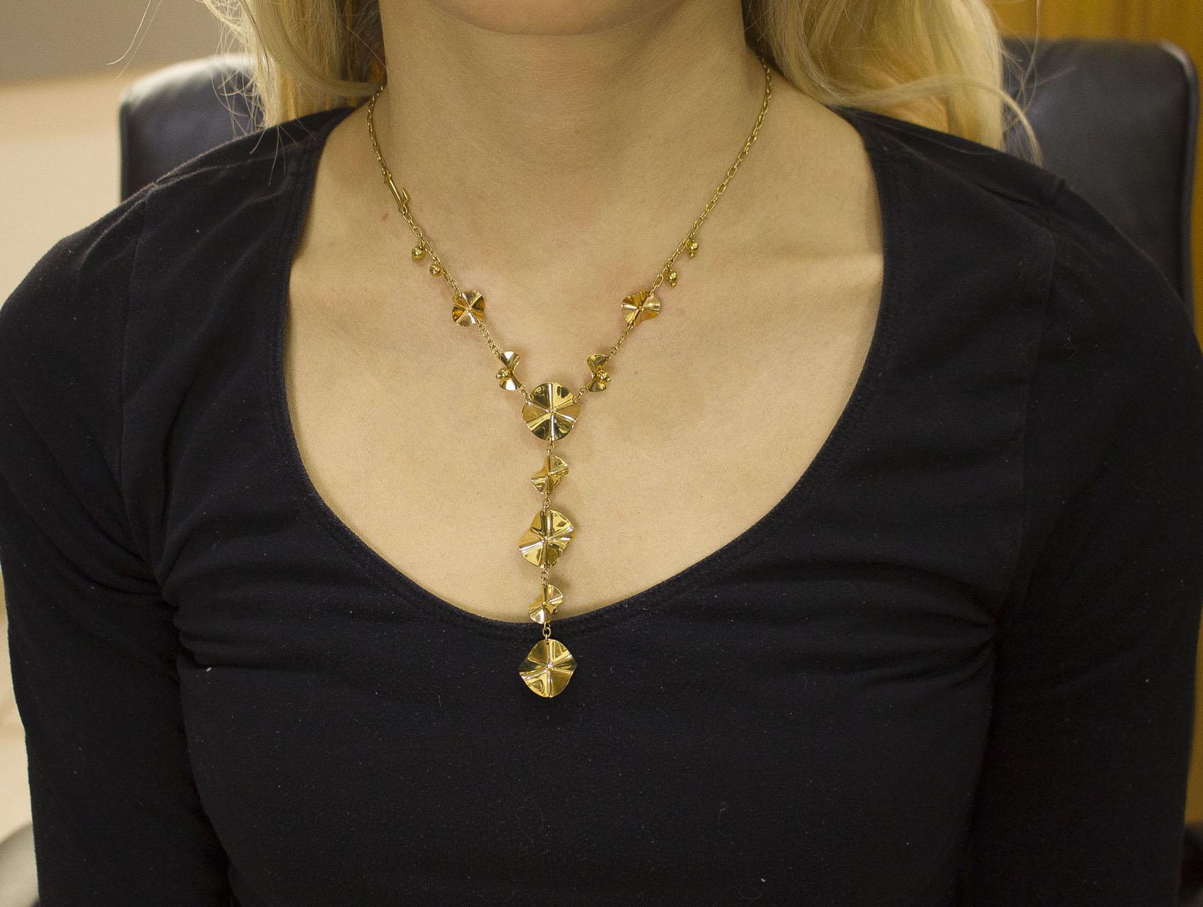 Yellow Gold Necklace In Good Condition In Marcianise, Marcianise (CE)