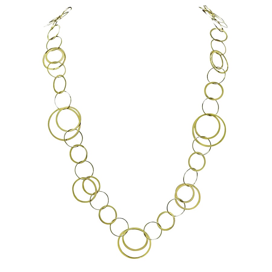 Collana in oro giallo in vendita