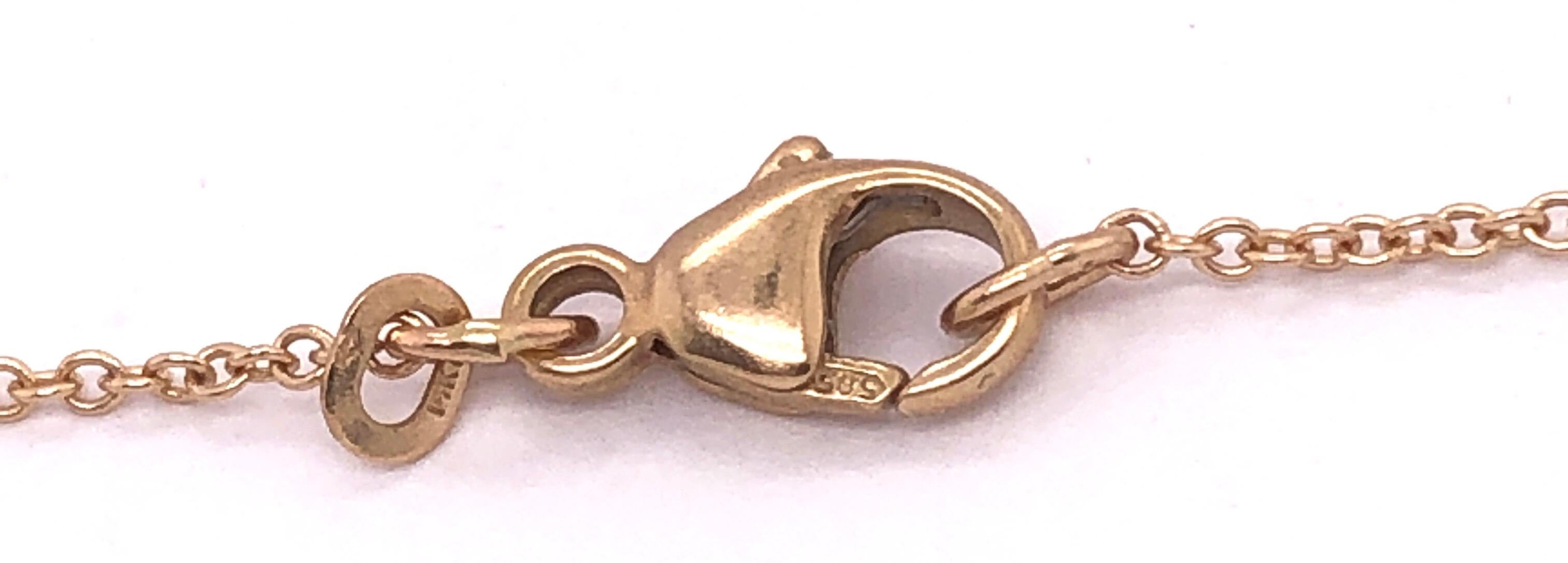 Gold Necklace Diamond Encrusted Pendant, Center Stone with Gold Frog. 18KT Gold. For Sale 4