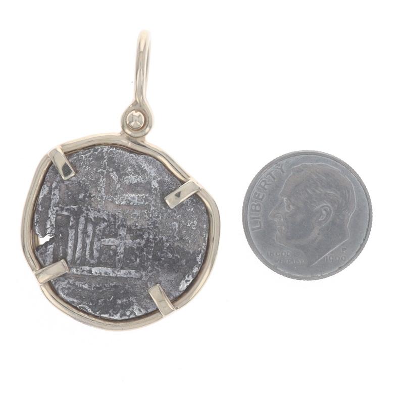Pendentif en or jaune Nuestra Senora De Atocha 14k Shipwreck Artifact Pour femmes en vente