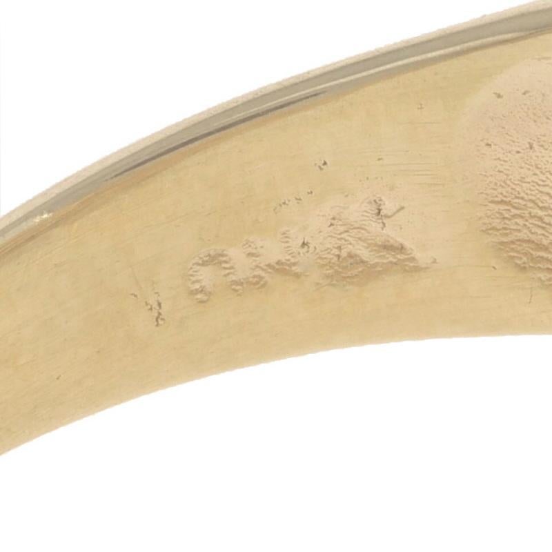 Yellow Gold Nugget Men's Ring - 10k Statement For Sale 4
