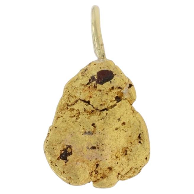 Ciondolo con pepita in oro giallo - 18k 22k in vendita