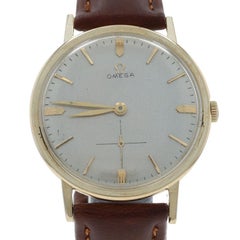 Yellow Gold Omega 1960s Men's Watch 14715 - 14k Vintage