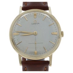 Yellow Gold Omega 1960s Men's Watch 14715 - 14k Vintage