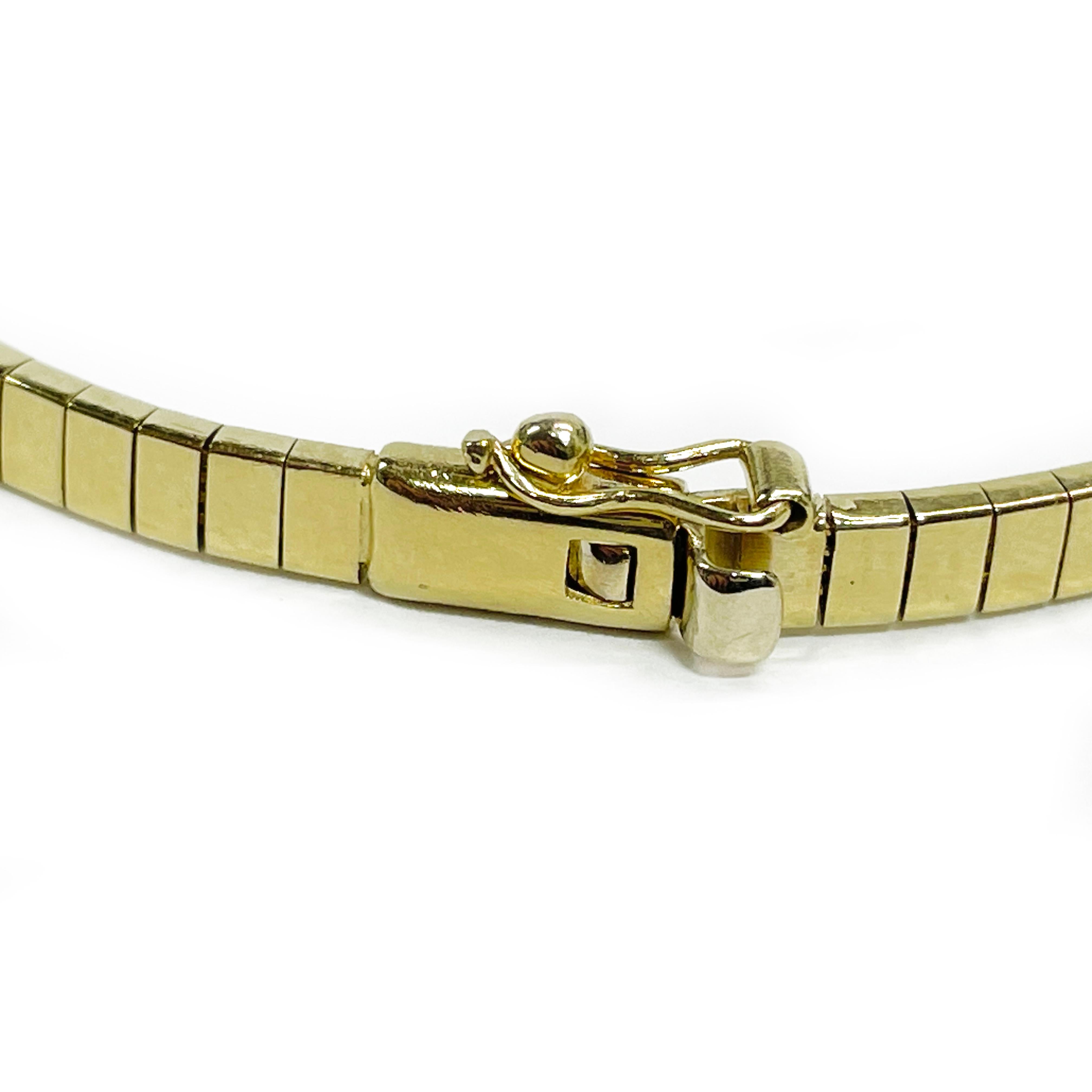 Yellow Gold Omega Bracelet In Good Condition For Sale In Palm Desert, CA
