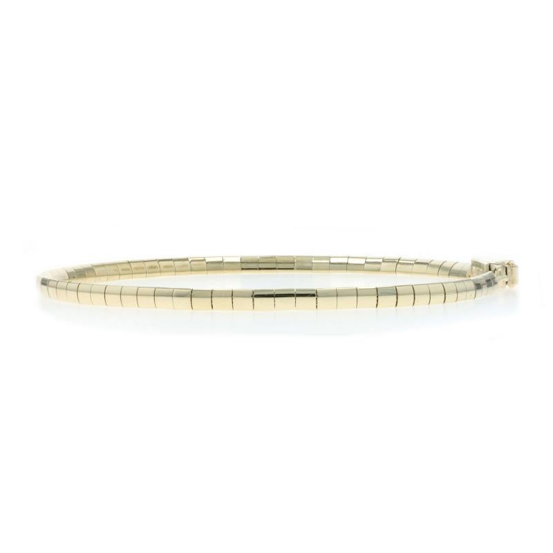 Bracelet en or jaune avec chaîne oméga 7 1/2