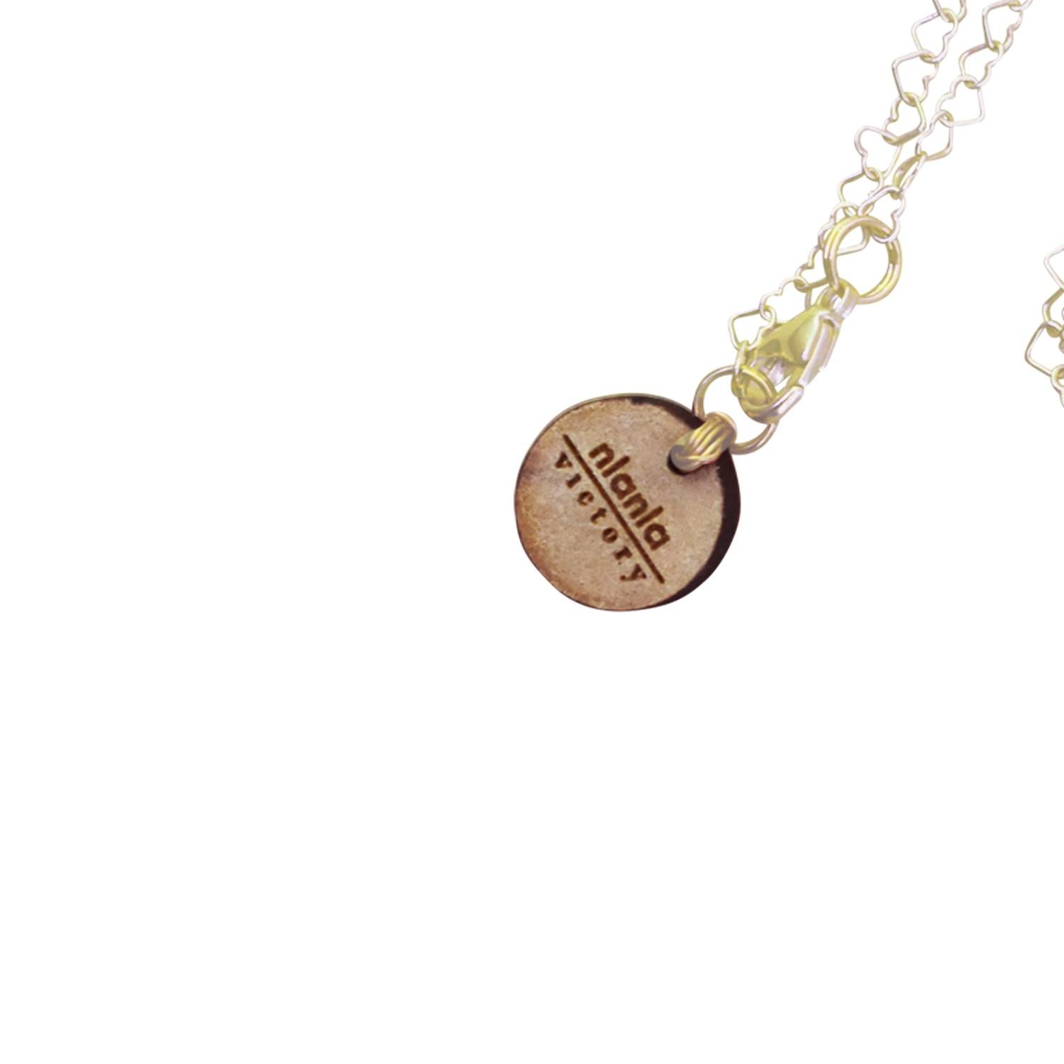 Gelbgold auf Sterlingsilber Halskette Rose Quarz Halskette im Zustand „Neu“ im Angebot in London, GB