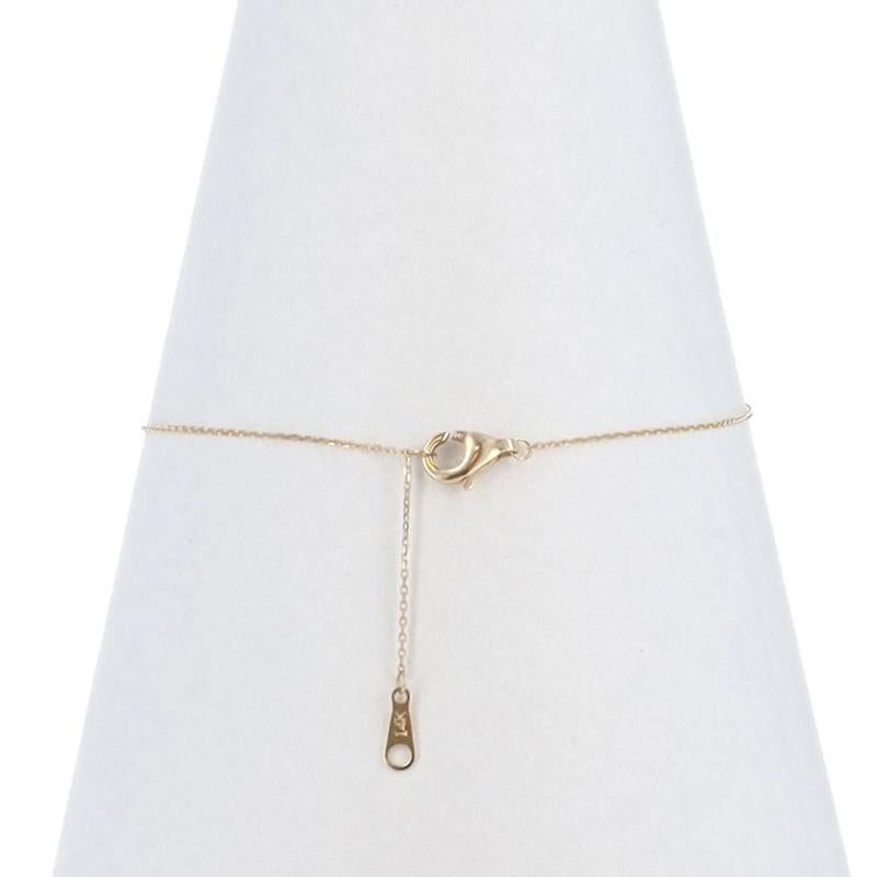 Yellow Gold Onyx Quatrefoil Station Bracelet - 14k Flower Chain Adjustable 1