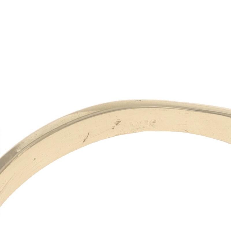 Solitär-Ring aus Gelbgold mit Onyx und Dreieck - 14k Geometrisch 2
