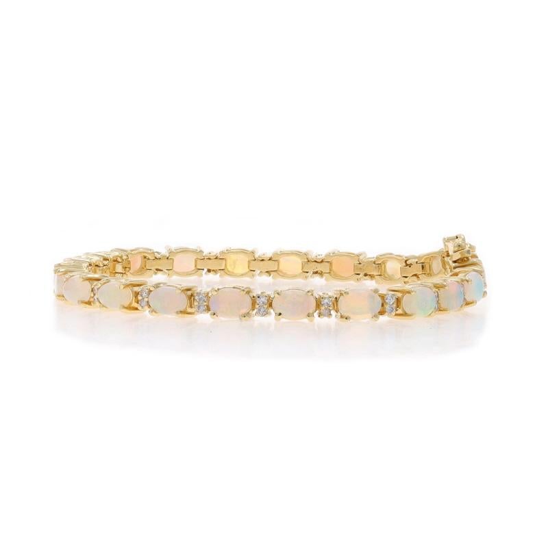opal tennis bracelet