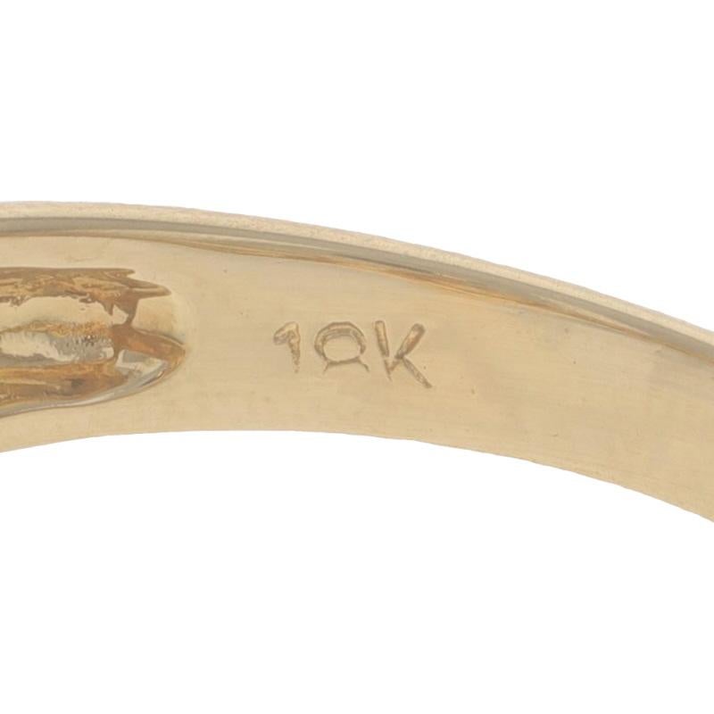 Yellow Gold Opal Diamond Ring - 18k Oval Cabochon 2.20ctw For Sale 2