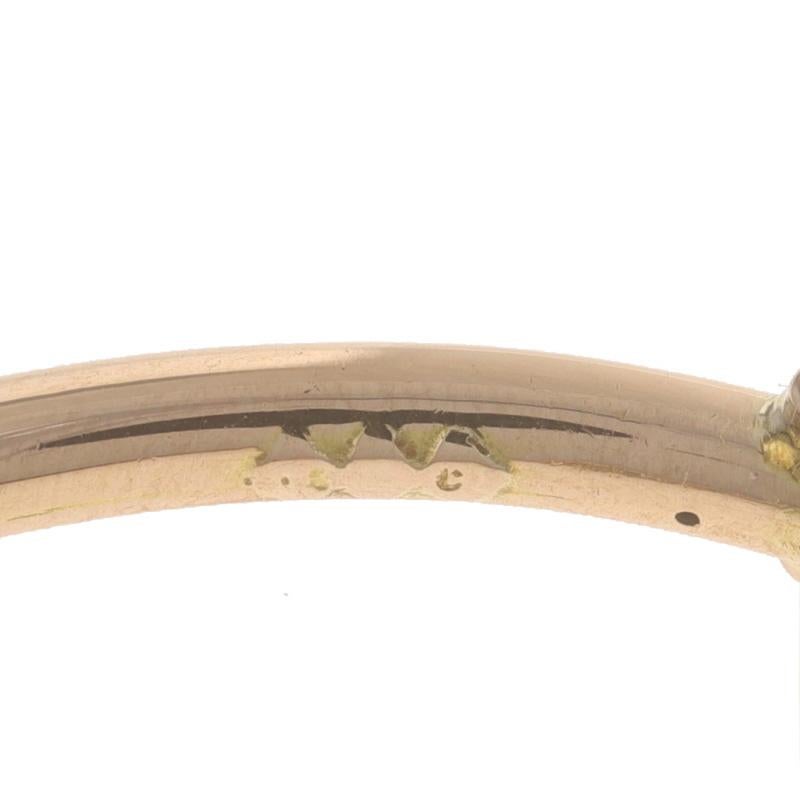 Gelbgold Opal Granat Perle Edwardian Floral Armreif Armband 6 1/4