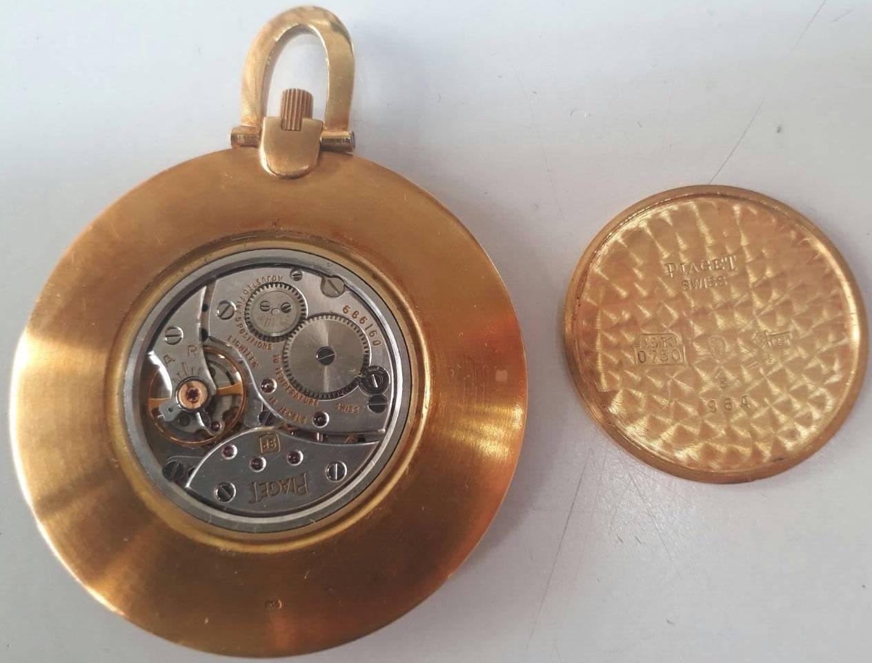 Other Yellow Gold Open-Faced Pendant Pocket Watch