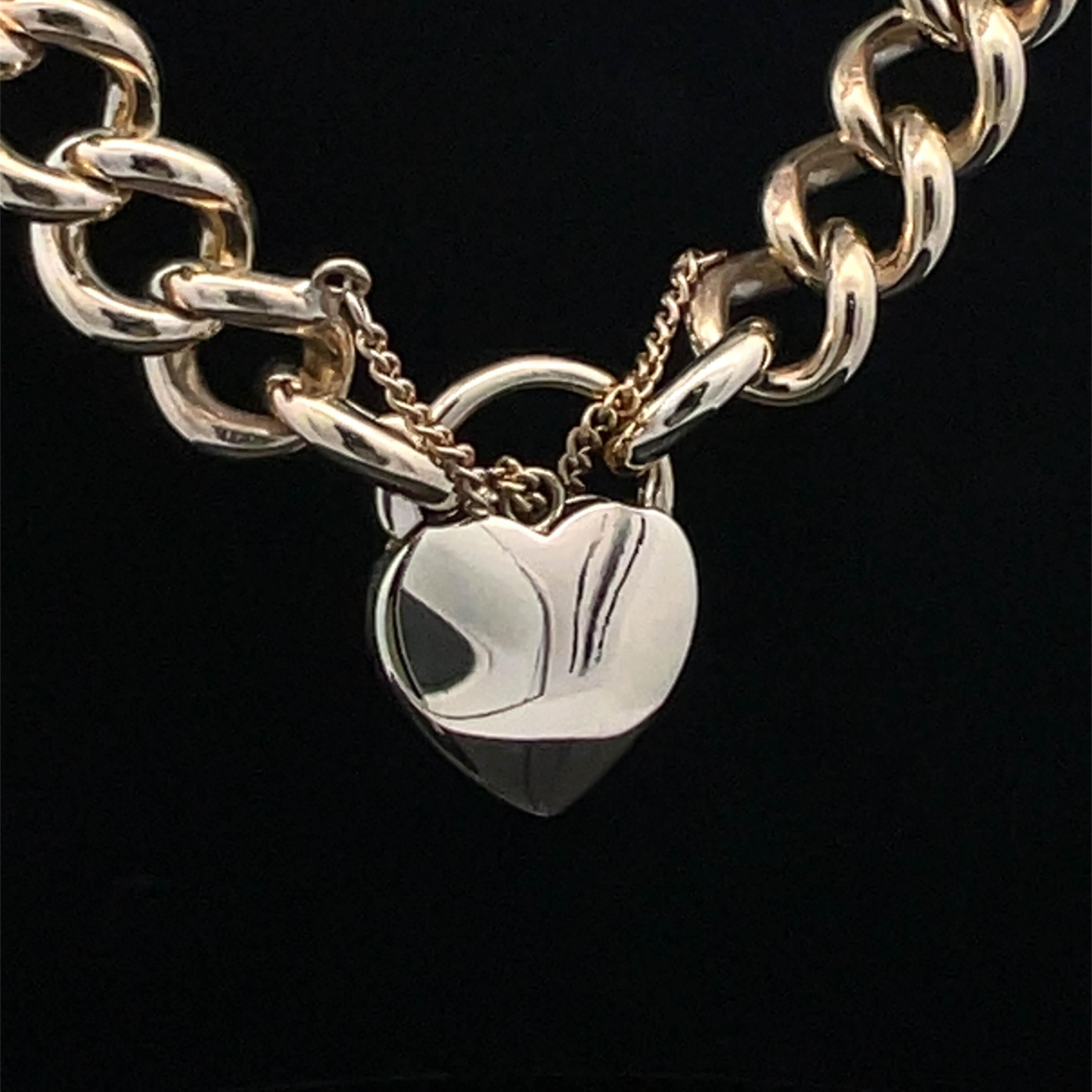 Moderne Bracelet cadenas en or jaune des années 2000 en vente