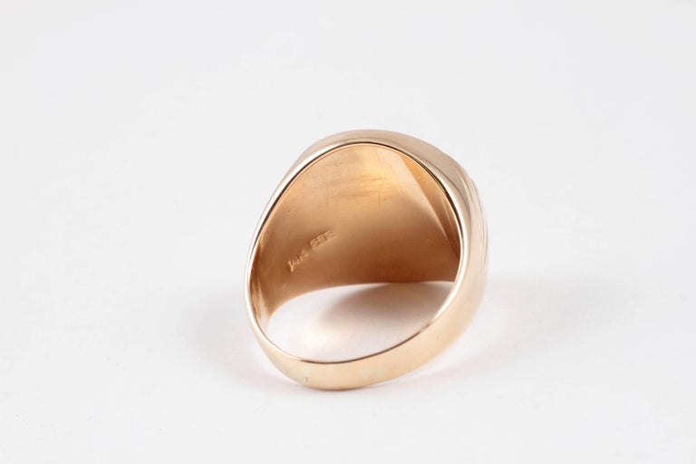 Yellow Gold Panda Coin Ring at 1stDibs panda rings from the 90s