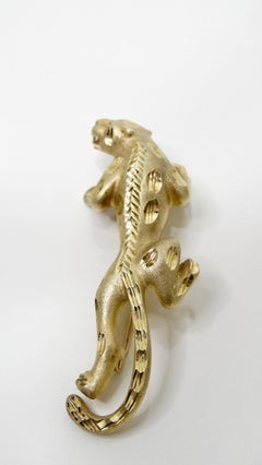 Yellow Gold Panther Brooch