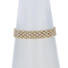 Yellow Gold Panther Chain Bracelet 6 1/2" - 14k Italy