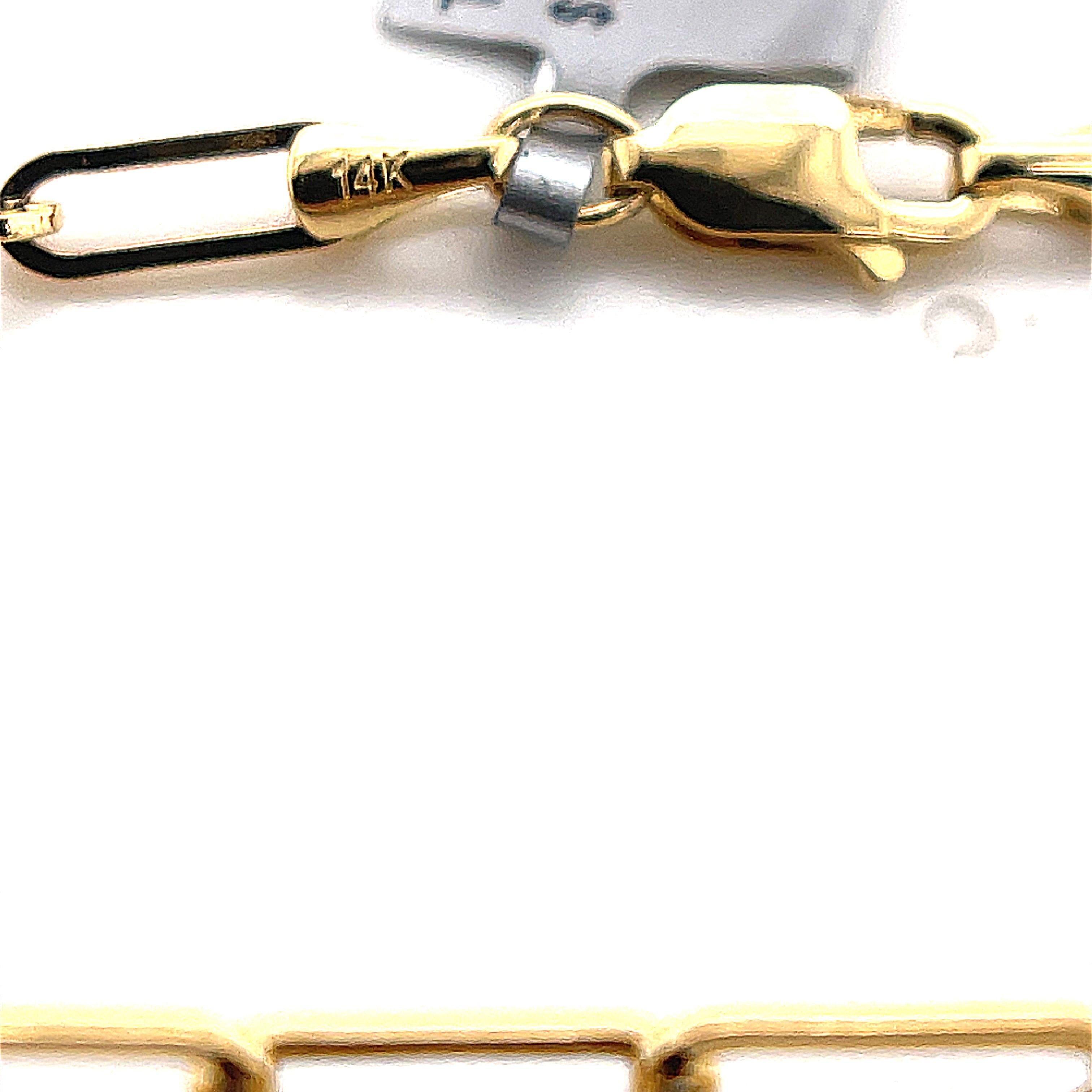 Collier en forme de coupe en or jaune avec épingle à papier et perles d'eau douce Neuf - En vente à New York, NY