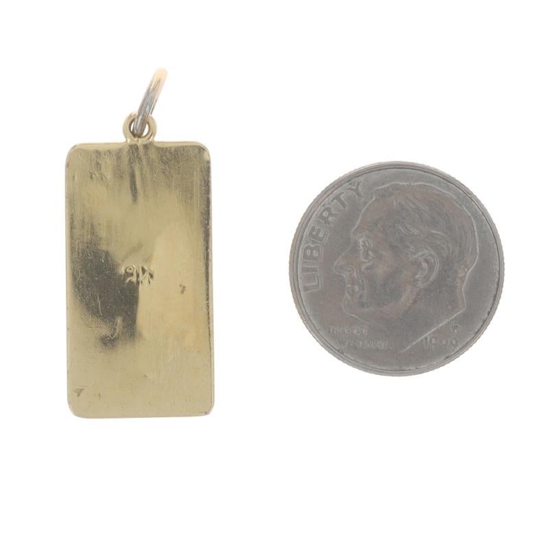 da uomo o donna Charm in oro giallo del Partenone 18