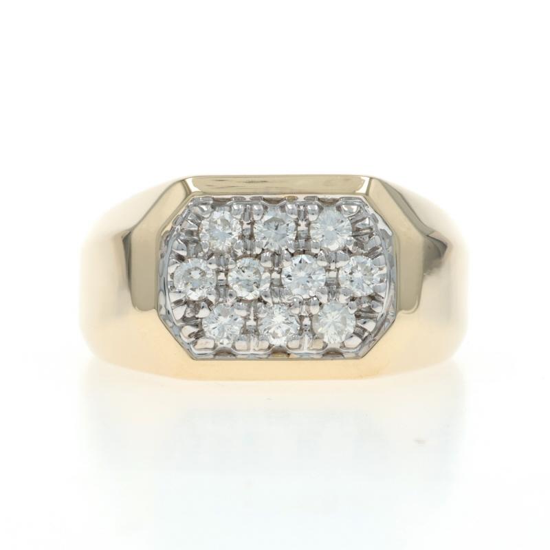 Taglia: 7 3/4
Costo della taglia: Up 2 taglie per $50 o Down 1 taglia per $40

Contenuto metallico: Oro giallo 14k e oro bianco 14k

Informazioni su A. Stone

Diamanti naturali
Carati: .50ctw
Taglio: Rotondo brillante
Colore: G - H.
Chiarezza: I1 -