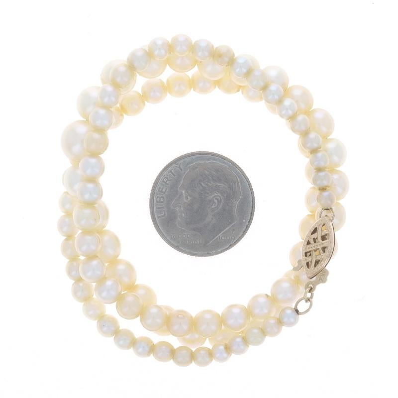 Collier de perles en or jaune - 14k Excellent état - En vente à Greensboro, NC