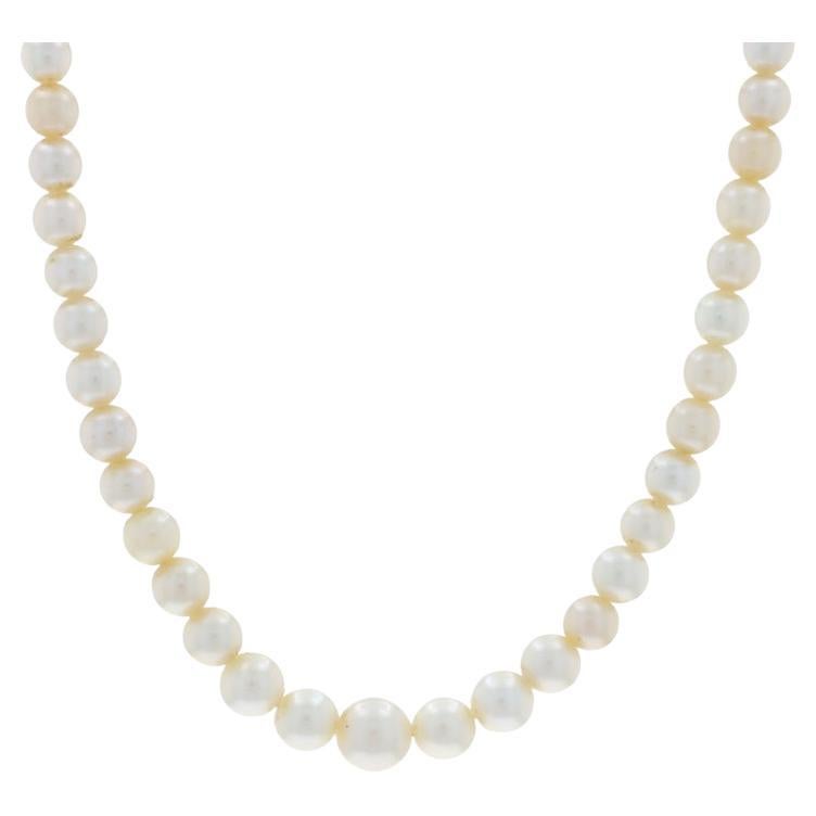 Collier de perles en or jaune - 14k