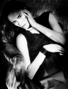 Yellow Gold-Plated Art Deco Style Ring with Amethyst Featured in Vogue