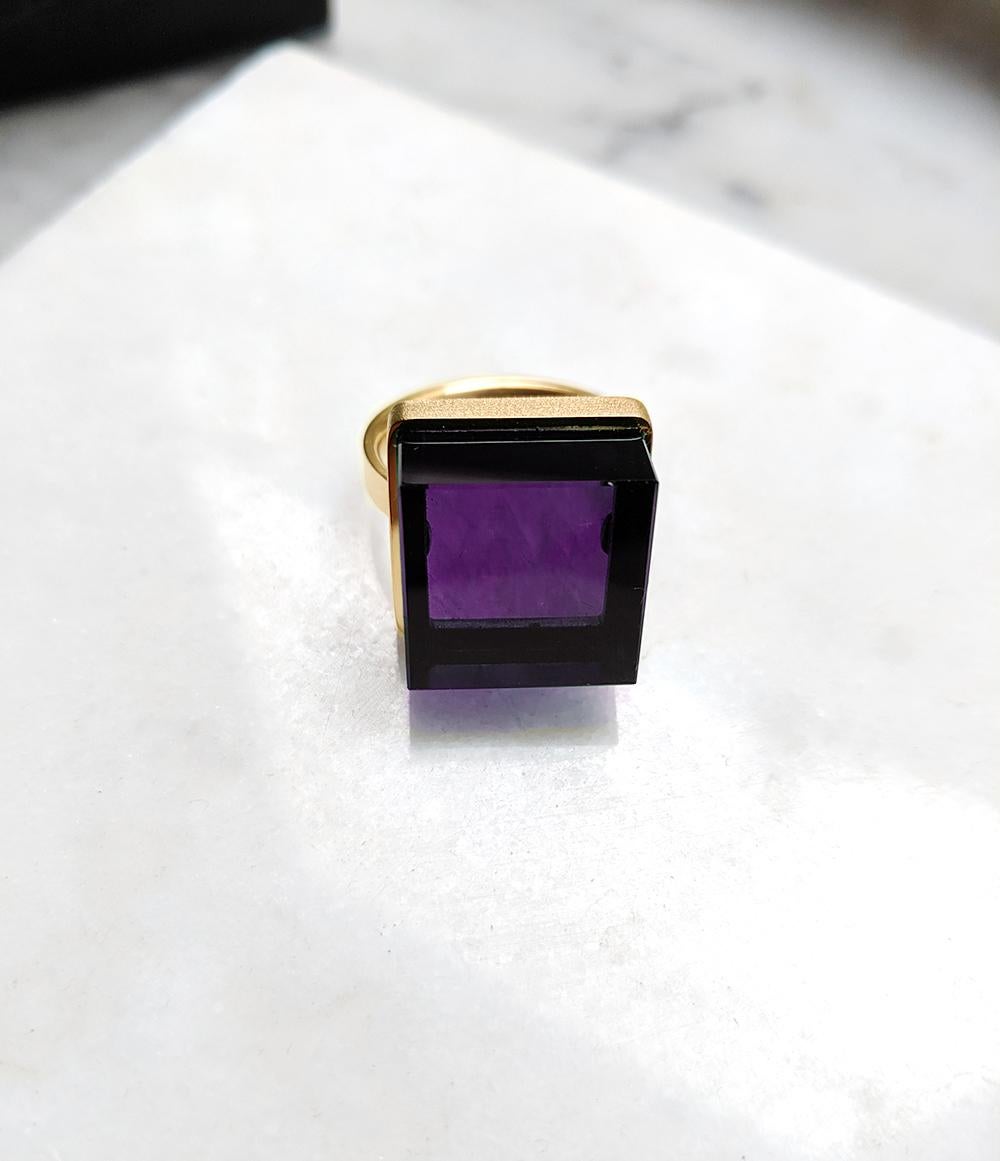 dark amethyst ring