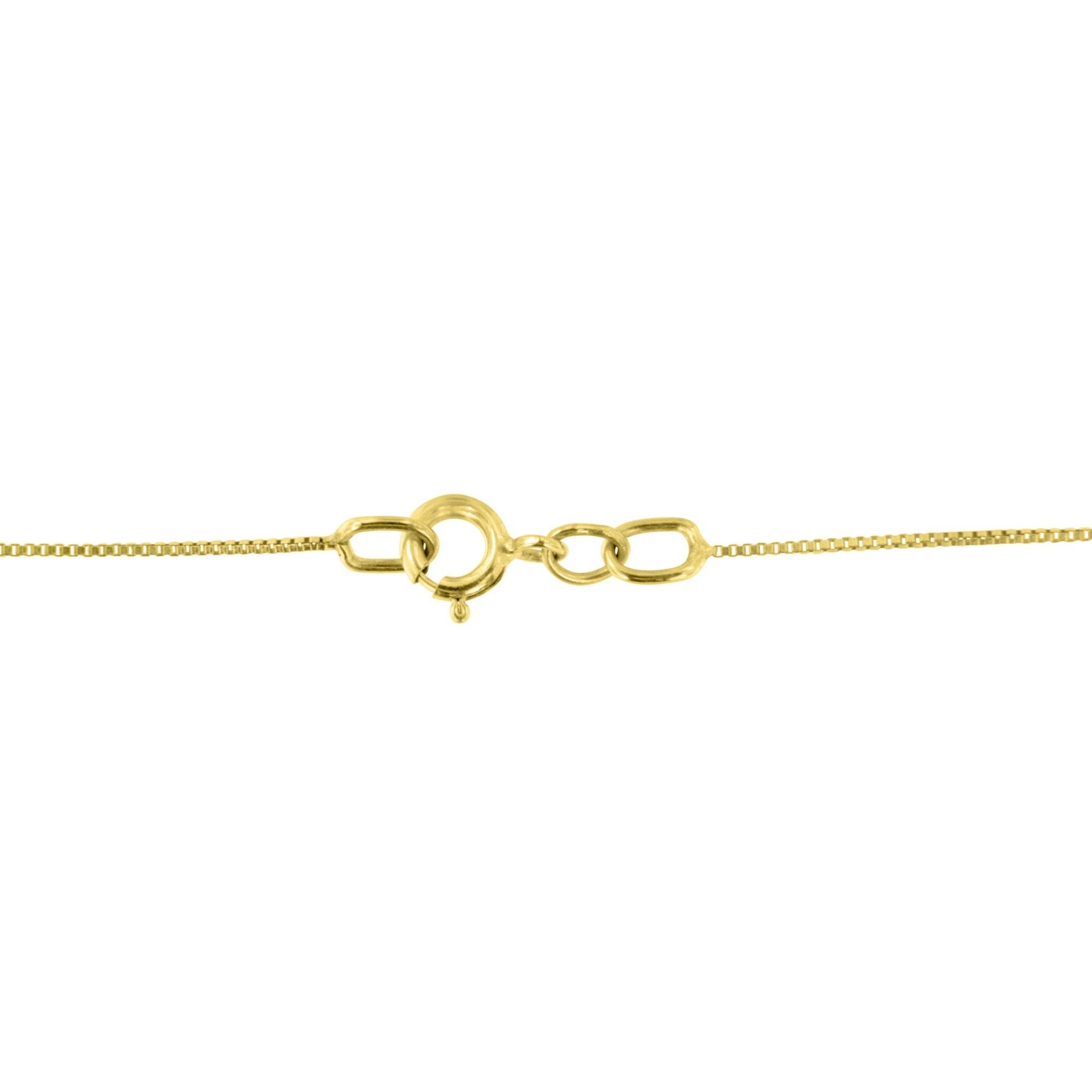 gold plated cross necklace