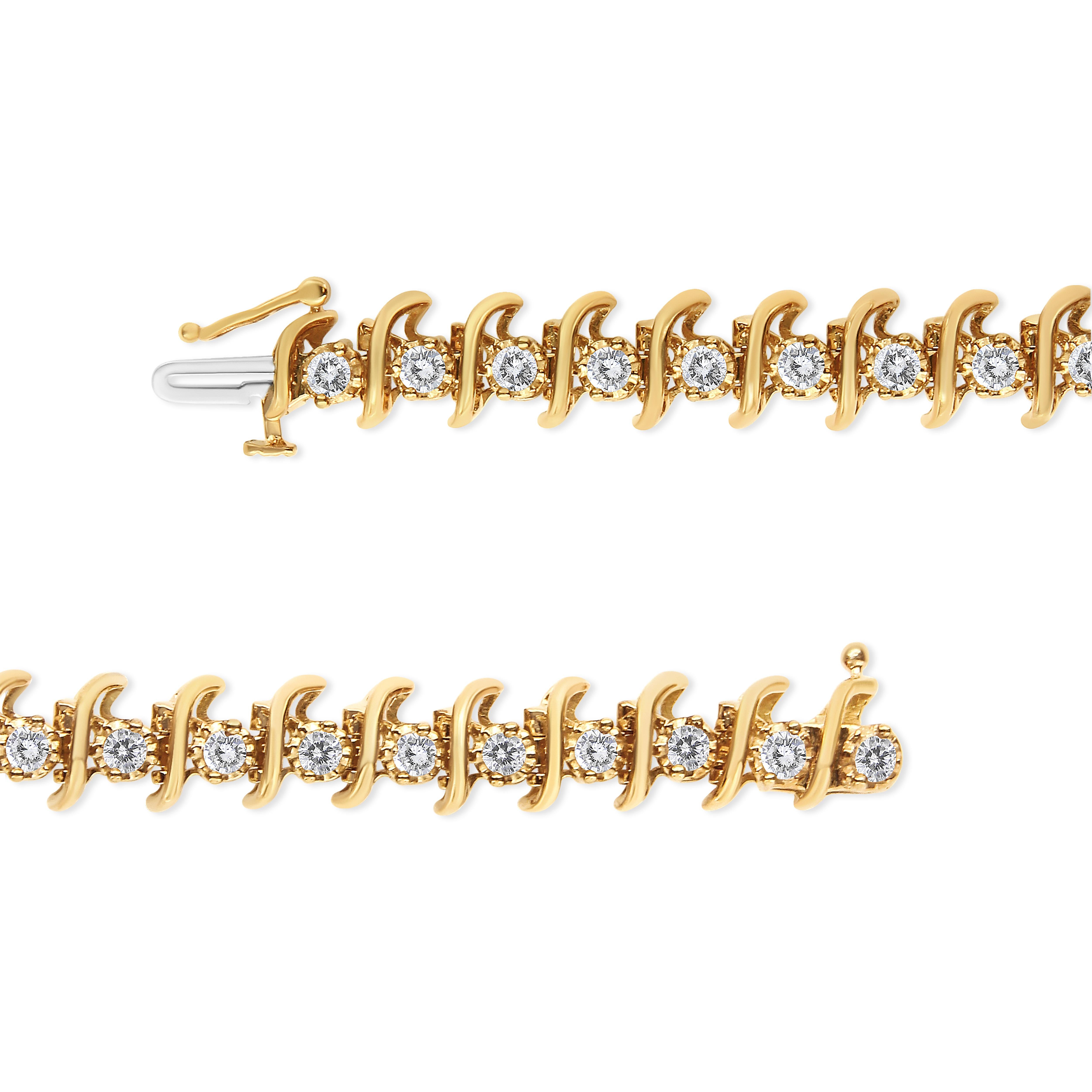 Contemporary Yellow Gold Plated Sterling Silver 3.0 Carat Prong-Set Diamond 