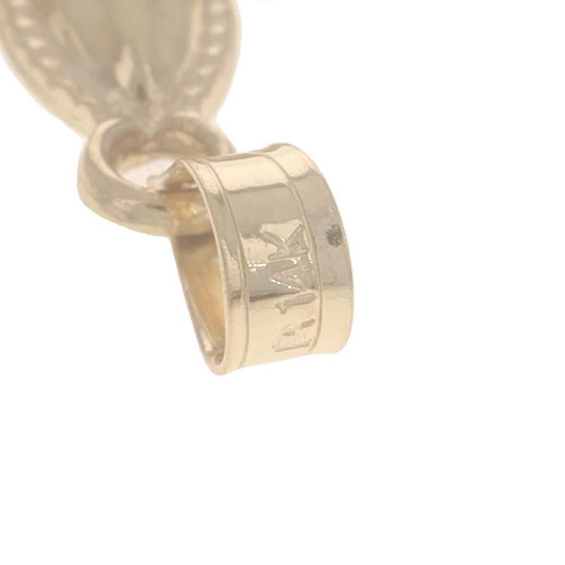 Pendentif croix pointue en or jaune - 14k Faith Milgrain en vente 1