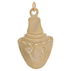 Pendentif en or jaune pour vase en poterie - 14k Southwestern Jar Vase