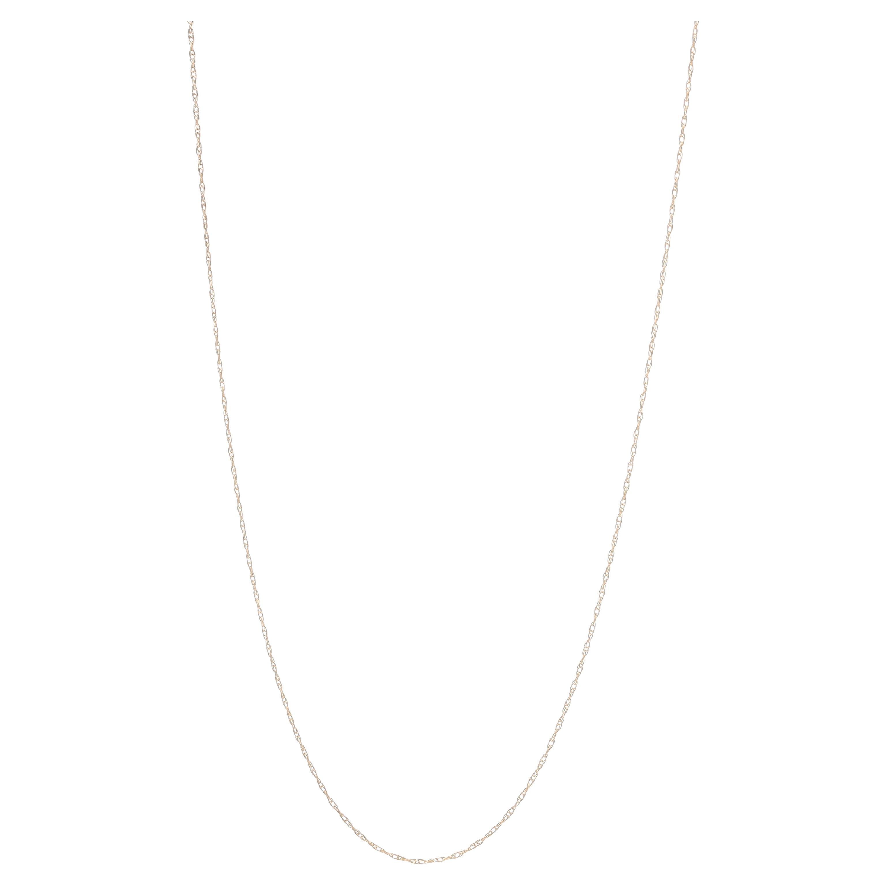 Yellow Gold Prince of Wales Chain Necklace 18 1/2" - 14k