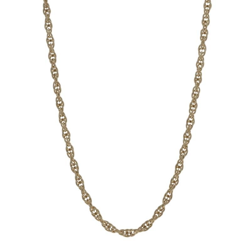 Contenuto del metallo: Oro giallo 14k

Stile della catena: Principe di Galles and Wales
Stile della collana: Catena
Tipo di chiusura: Chiusura con anello a molla

Misure

Lunghezza: 18