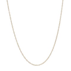Yellow Gold Prince of Wales Chain Necklace 18" - 14k