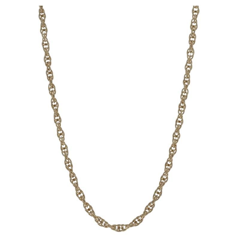 Collana a catena in oro giallo Prince of Wales 18" 14k