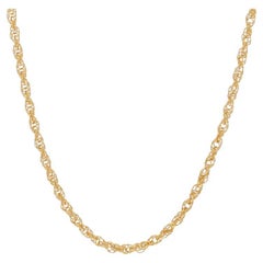 Collana a catena in oro giallo Prince of Wales 18 3/4" - 14k