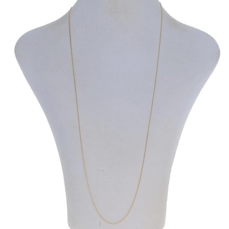 Yellow Gold Prince of Wales Chain Necklace 23 3/4