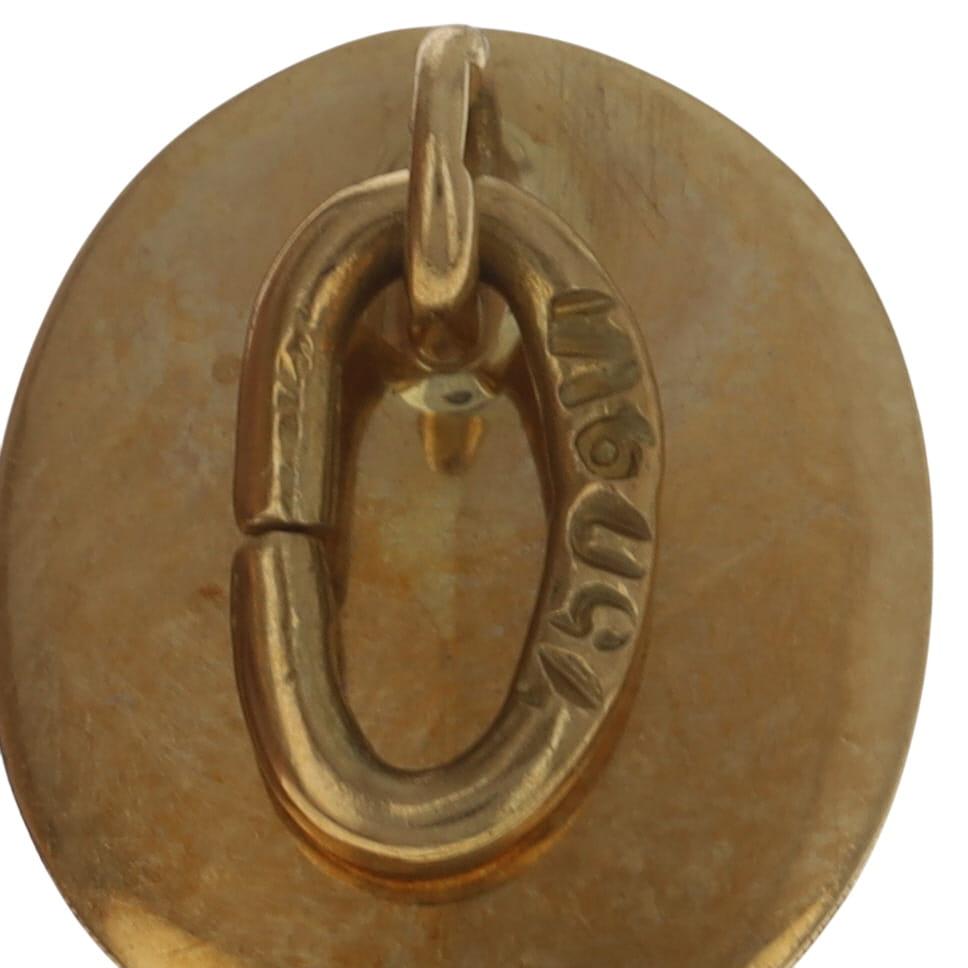 Pendentif en or jaune Reine Nefertiti - 18k Ancienne Egypte en vente 1