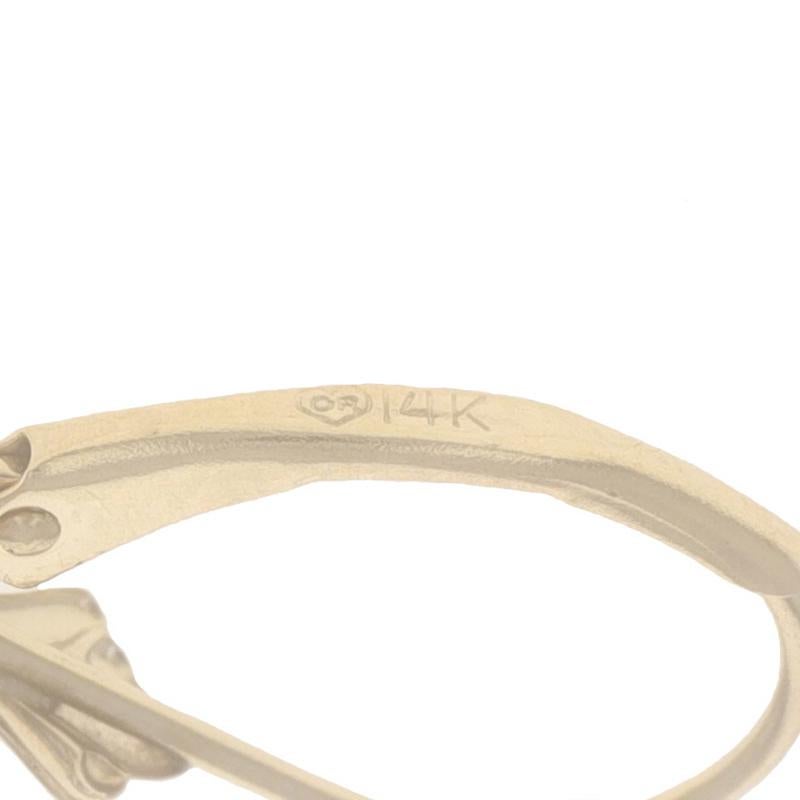 Orecchini a pendente con sfere trapuntate in oro giallo - 14k Orbs Pierced in vendita 1