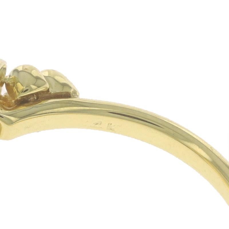 Gelbgold Regenbogen Mondstein Cocktail Solitär Ring - 14k Oval Cab Ost-West-Cocktail 2