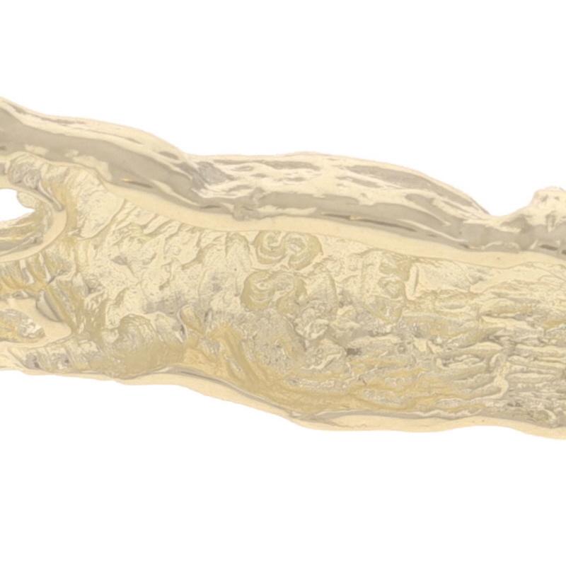 Yellow Gold Restful Otter Charm - 14k For Sale 1