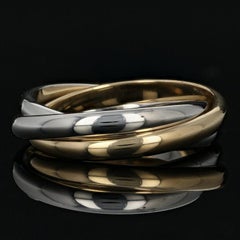 Yellow Gold Rolling Ring, 18k Women's Band