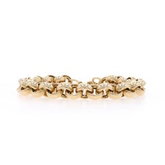 Gelbgold Rolo Kettenarmband 7 3/4" - 14k