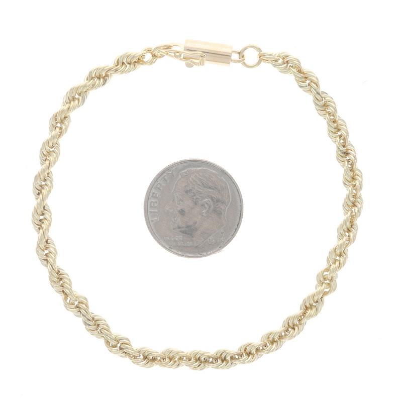 Bracelet chaîne en or jaune 7